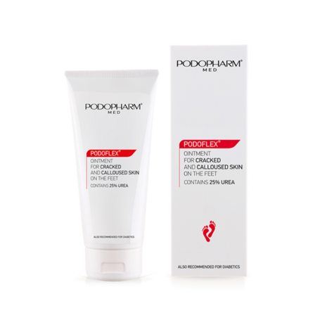 Zalf voor verhoornde voeten met kloven (25% ureum - Ointment for cracked and calloused skin on the feet)